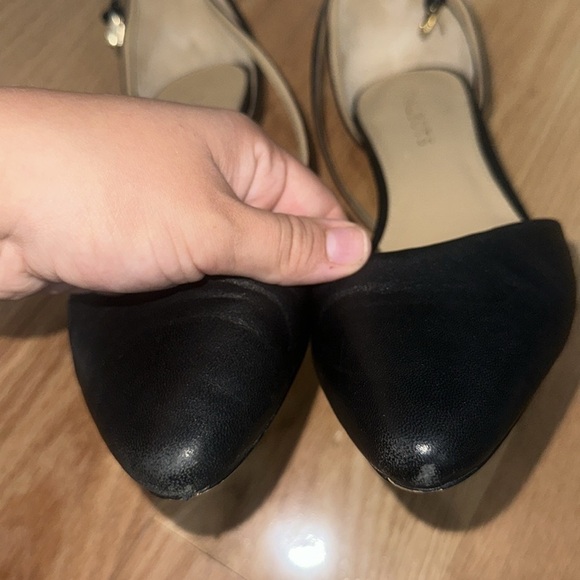 Talbots black genuine leather pointed mini women’s heels - Picture 7 of 9